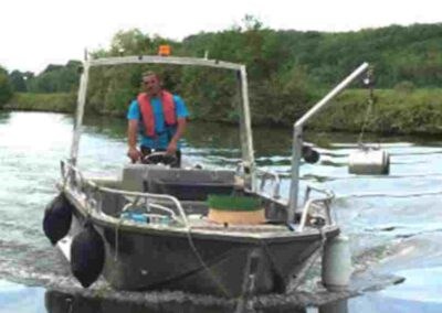Diagnostic sédimentaire sur la rivière La Saône