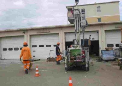 Ancienne caserne de pompiers diagnostic de sols